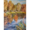 AUTUMN POND by Tatiana Rymorenko