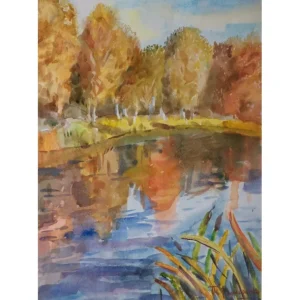 AUTUMN POND by Tatiana Rymorenko