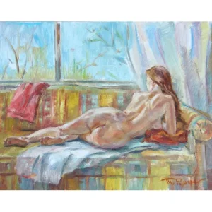 BY THE WINDOW by Tatiana Rymorenko