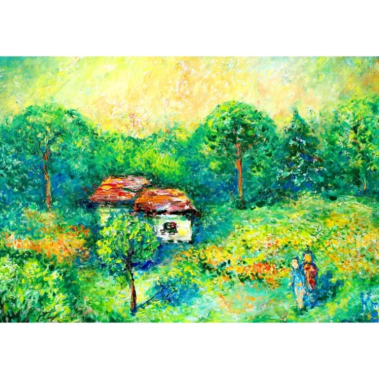 Cottage in Polenovo by Helen Krasnoshchokova