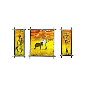 ELEPHANT (TRIPTYCH) by Irina Bespalova