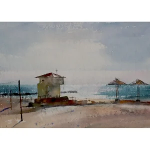 Evening beach. Sold