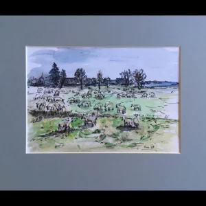 FIELDS OF SHEEP by Onute Juskiene