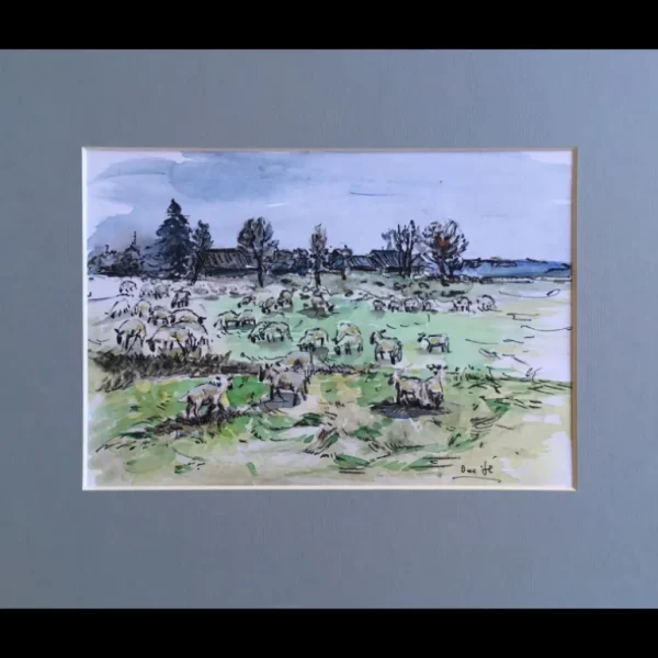 FIELDS OF SHEEP by Onute Juskiene