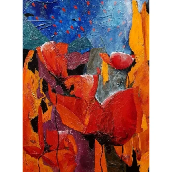 FIRE FLOWERS by Ildiko Piszkator