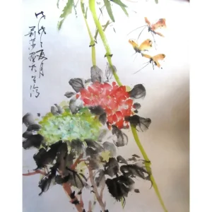 FLOWERS & BUTTERFLIES by Lisa Zaretskaya