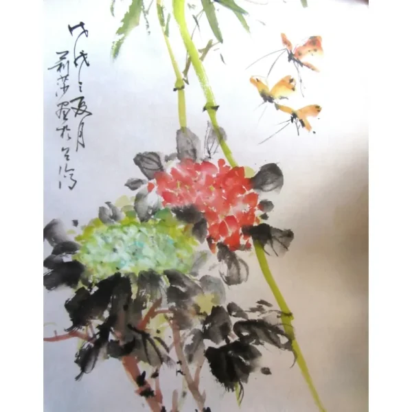 FLOWERS & BUTTERFLIES by Lisa Zaretskaya