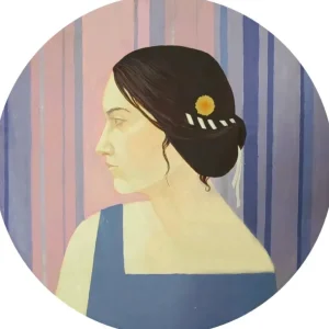 GIRL WITH A BROOCH by Polina Samojlova