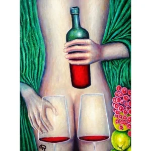 Glasses Gran Cru or a Green Dress by Tanya Davi