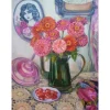 HUMMING TOP & DAISIES by Irina Garshina