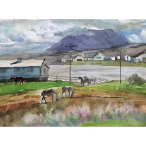 Iceland. Hekla Volcano38x28 by Tatyana Ilitzky