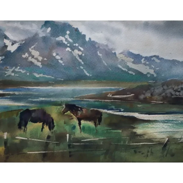 Icelandic Horses by Piter Ilitzky