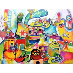 LIFE IN ORANGE by Anel Gur