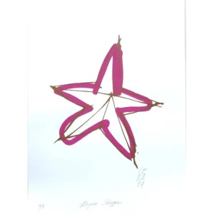 LIFE OF THE STAR IN GOLD RED by Vsevolod Boytsov