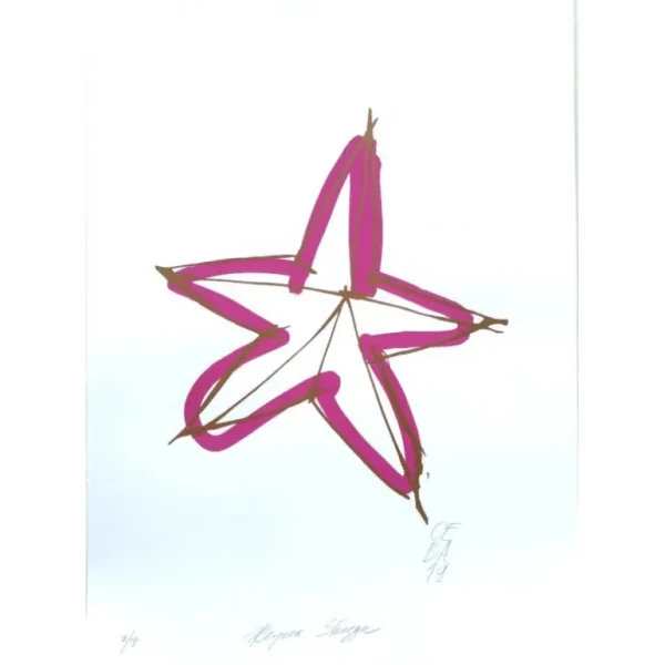 LIFE OF THE STAR IN GOLD RED by Vsevolod Boytsov