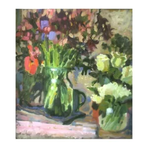 LILIES OF VALLEY & ROSES by Victoria Trunova