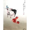 LITTLE PIG & BUTTERFLY by Lisa Zaretskaya