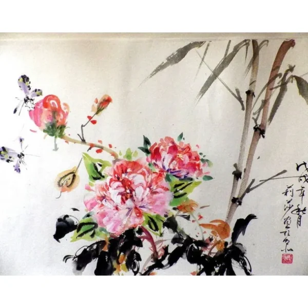 PEONIES by Lisa Zaretskaya