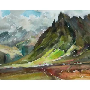 Piter ilitzky. Sunny Iceland 38x28 SOLD