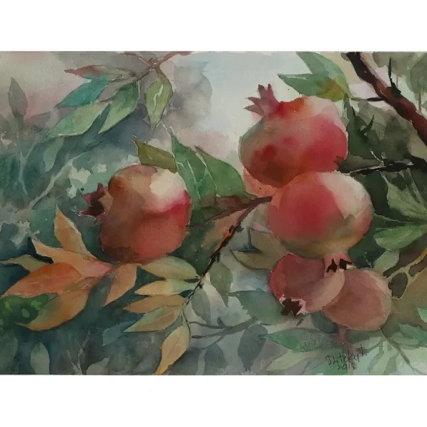 POMEGRANATE TREE by Tatiana Ilitzky