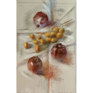Pomegranates and Dates I by Polina Levin
