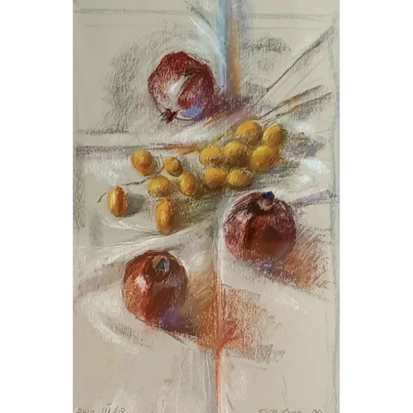 Pomegranates and Dates I by Polina Levin