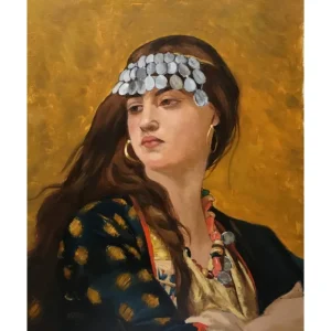 "FATIMA" In The Style of Jules Joseph Lefebvre by Anna Grigoryeva