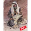 Sold. An old musician from Petra