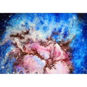 Space Flower by Helen Krasnoshchokova