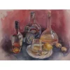 still life with bottles55x38