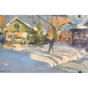 SUNNY FROSTY EVENING by Ilya Danshin