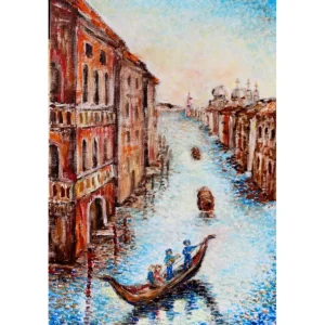 Through the Venetian Canals by Helen Krasnoshchokova
