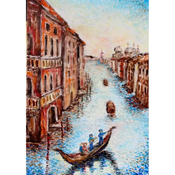 Through the Venetian Canals by Helen Krasnoshchokova