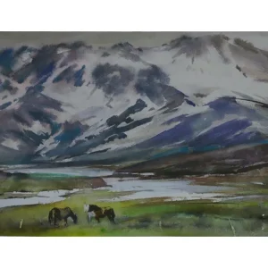 Valley in Iceland by Piter Ilitzky